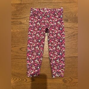 Janie and Jack Pink Floral Leggings